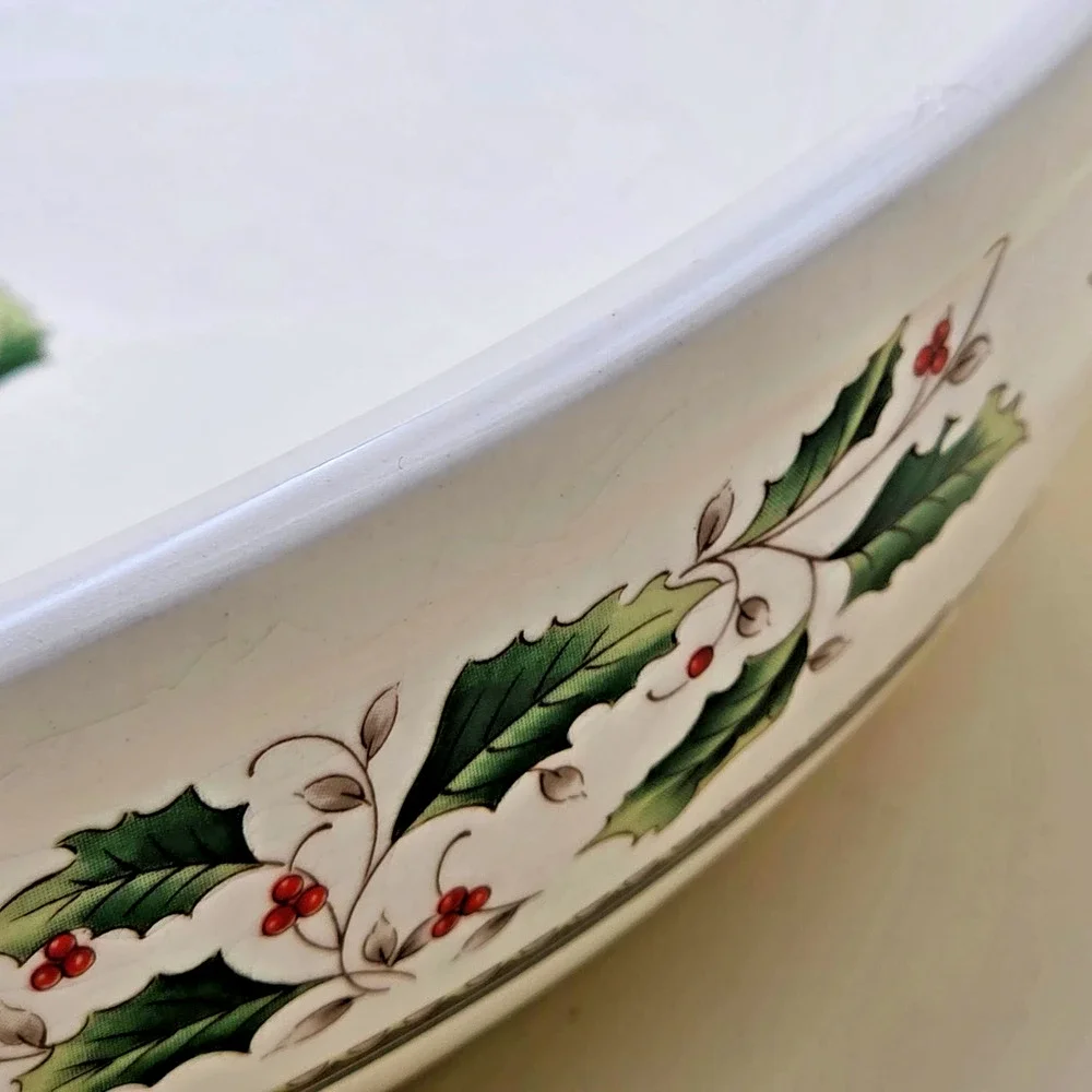 Royal Limited Holly Holiday Pasta Bowl 12
